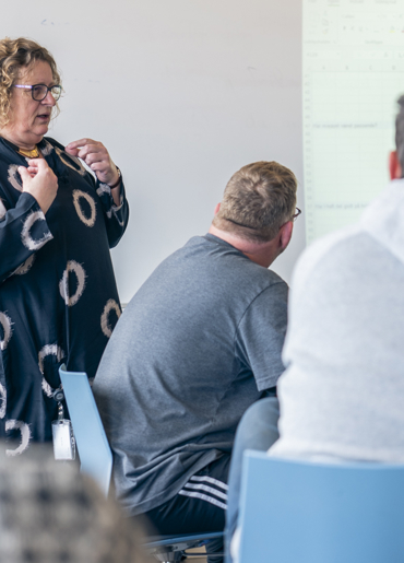 Kursister på kursus